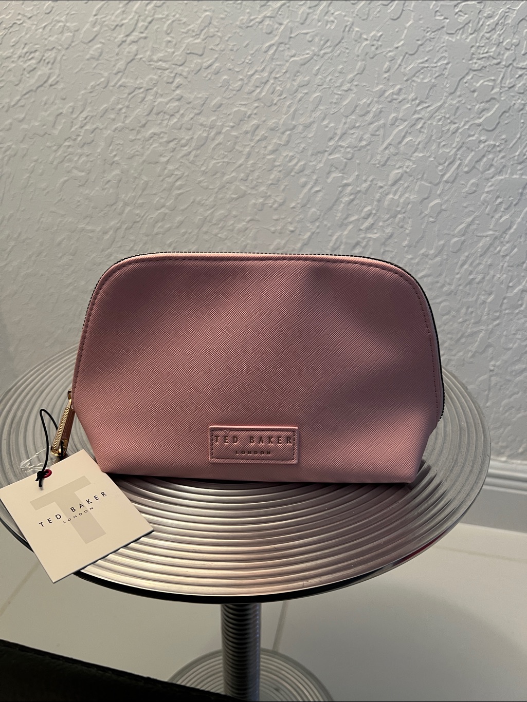 Ted Baker Nwt Blush Pink Cosmetic Case